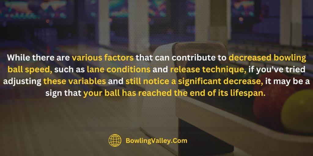 How to Tell if your bowling ball is dead - Reduced ball speed 