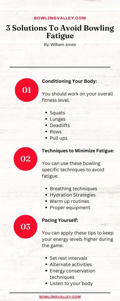 Is Bowling Tiring? 3 Solutions Infographic