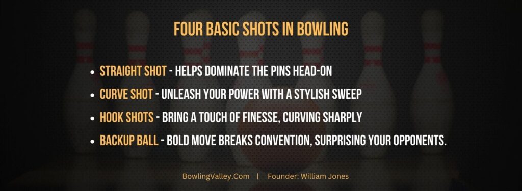 What Are the Four Basic Shots in Bowling?