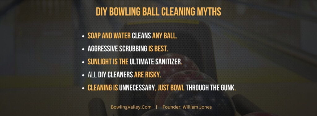 DIY bowling ball cleaner